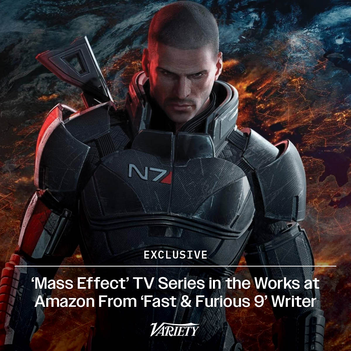 BankaiSakaii's tweet photo. Prime Video se ha propuesto cargarse otra adaptación más de un videojuego en live-action.

Habrían contratado al guionista de #FastAndFurious para la serie de #MassEffect. https://t.co/HF1jiLdg16