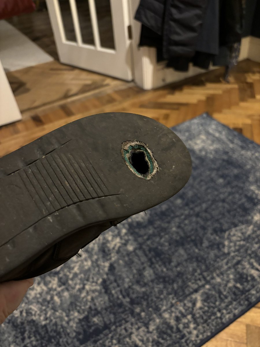 Siobhan Talbott (@siobhantalbott) on Twitter photo It surely cannot be considered acceptable wear and tear for this to be the sole of my son’s £50 school shoes after only one half term (8 weeks) of wear? Any thoughts <a href="/clarksshoes/">Clarks Shoes</a> ? It surely cannot be considered acceptable wear and tear for this to be the sole of my son’s £50 school shoes after only one half term (8 weeks) of wear? Any thoughts <a href="/clarksshoes/">Clarks Shoes</a> ?