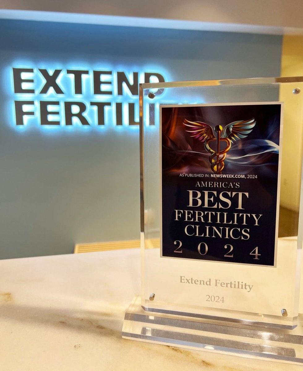 Extend Fertility is honored to be included on <a href="/Newsweek/">Newsweek</a>’s 2024 list of America's Best Fertility Clinics! 🏆
