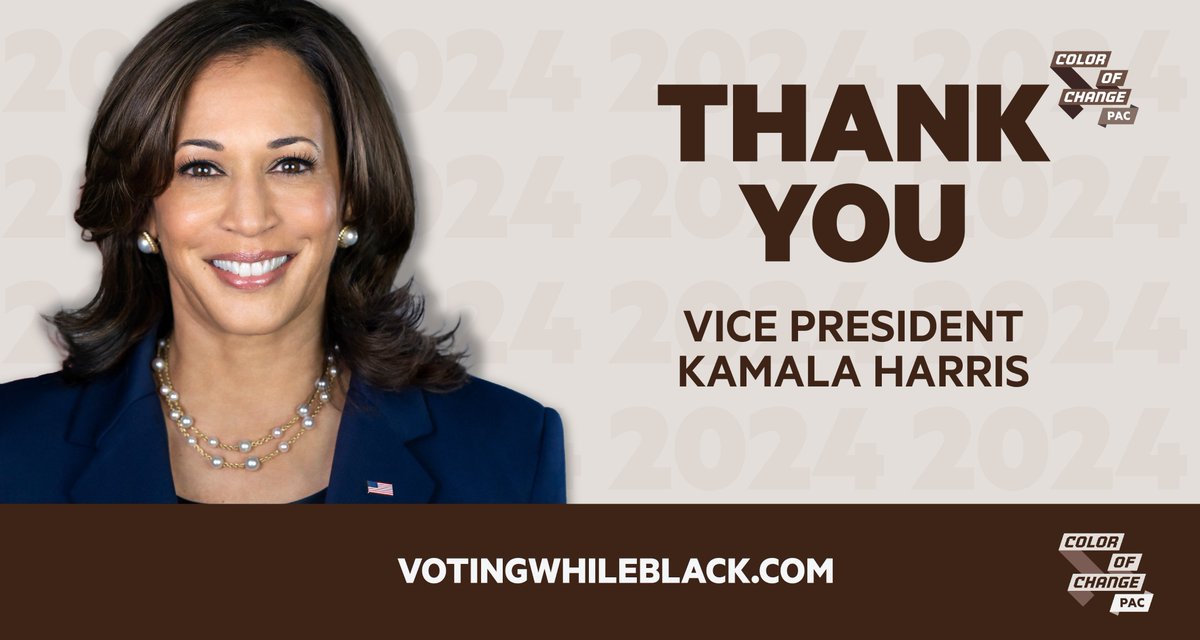 "While I concede this election, I do not concede the fight." - Kamala Harris

We are in this fight with you, VP Harris. 

COC PAC will continue fighting to build Black political power, amplify Black voices, elect progressive candidates &amp; hold them accountable to our communities.