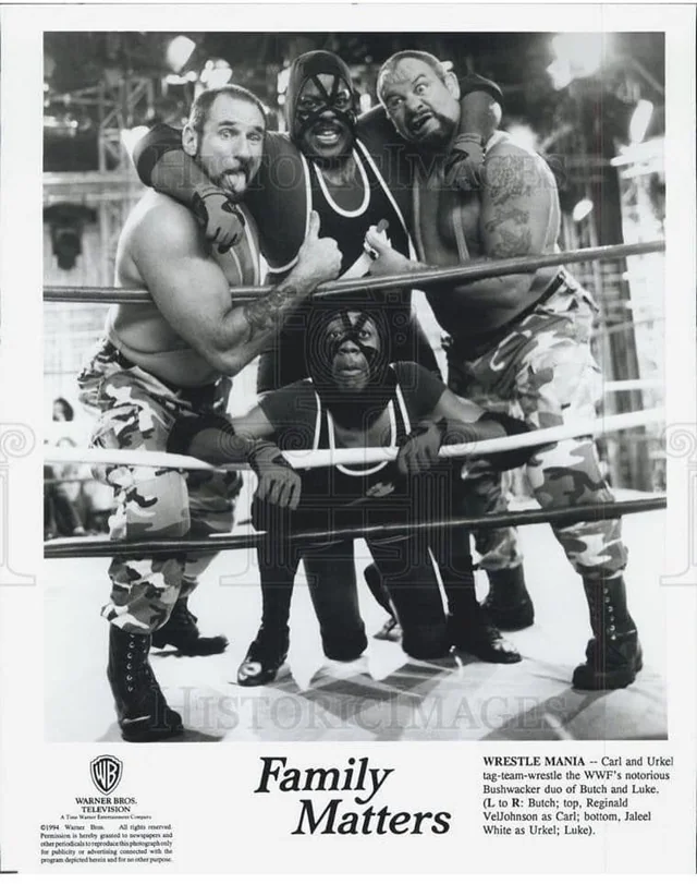 Coming Monday for Episode #96:  

We open the vault to present that time Family Matters crossed over with the WWF!