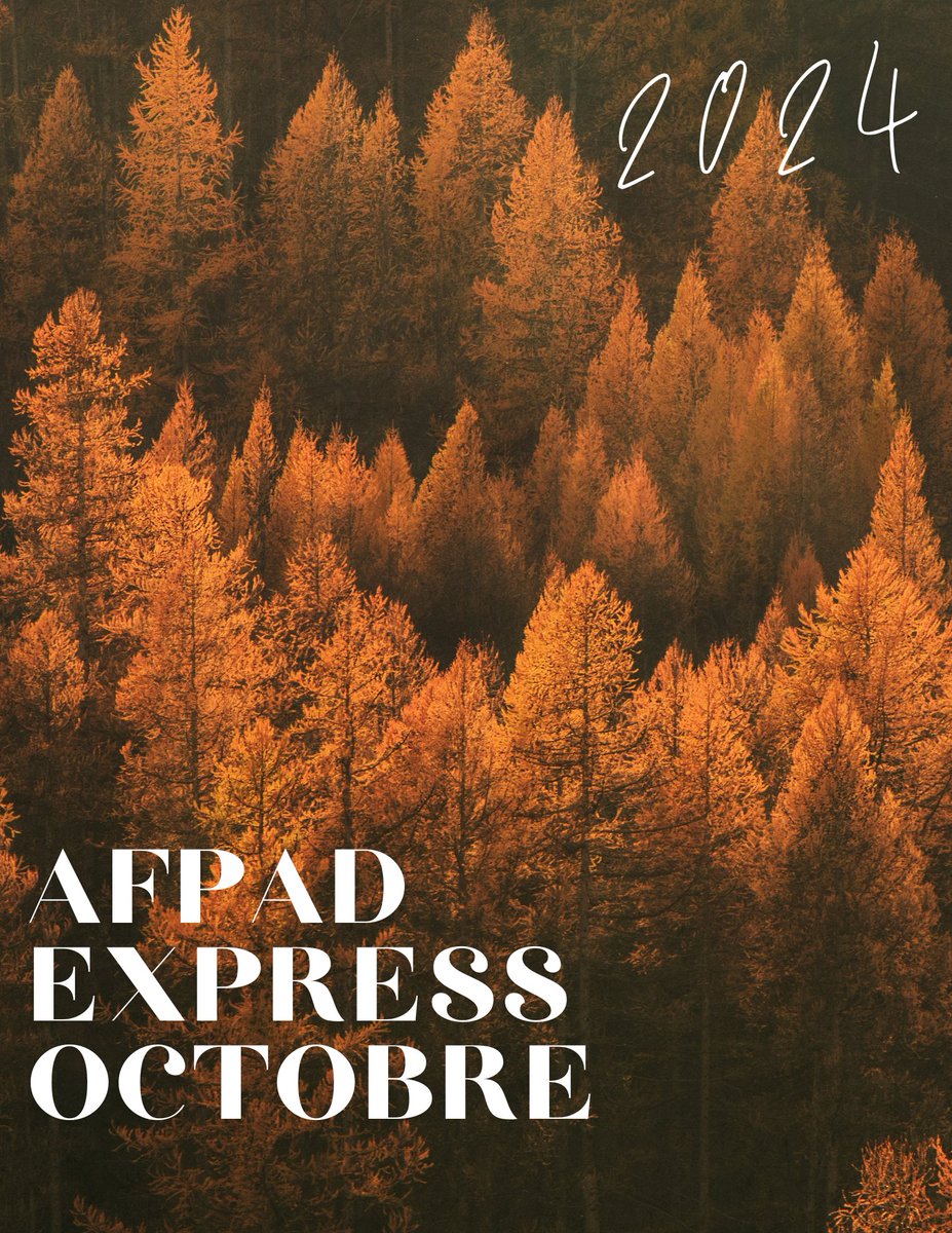 afpad's tweet photo. Bonjour à tous,

⏰Ceci est un petit rappel que l'AFPAD Express Octobre 2024 est publié sur notre site web!

Pour le consulter, appuyez sur le lien ci-dessous:
https://t.co/a1TBrkVdPk

Bonne lecture!📖 https://t.co/yPEl7saZ0j