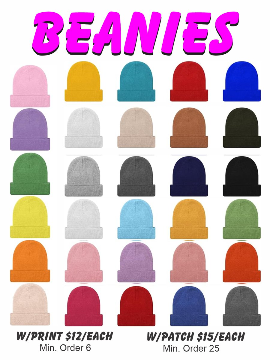 printsignco's tweet photo. Got Beanies? https://t.co/zbj3TvXRe4