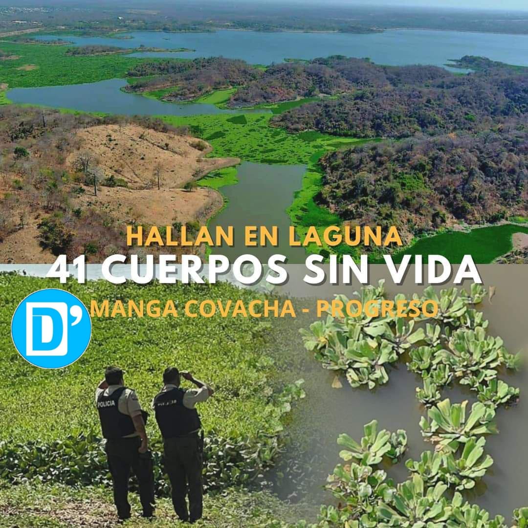 Huaira_Runa's tweet image. Hallan 41 cuerpos sin vida en laguna de la parroquia #Progreso, en el #recinto #Manga #Covacha, usada como depósito de cadáveres en este 2024. 
La mayoría de las víctimas, con heridas de bala o decapitadas, fueron lanzadas al "canal de la muerte", según la Policía que señala que