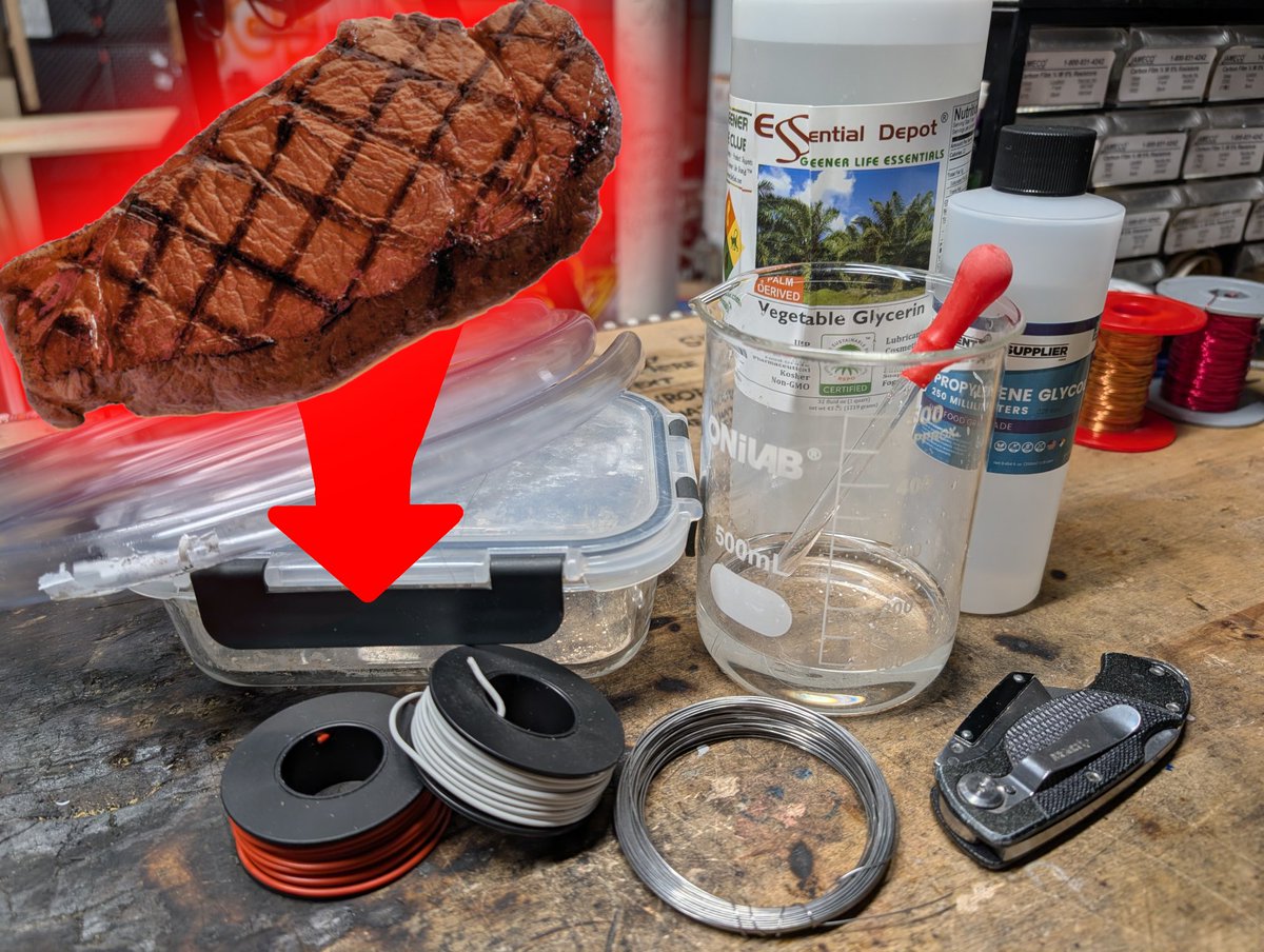 IN 2 1/2 HOURS we are cooking a steak sous-vide in vape juice and eating it IN 2 1/2 HOURS we are cooking a steak sous-vide in vape juice and eating it