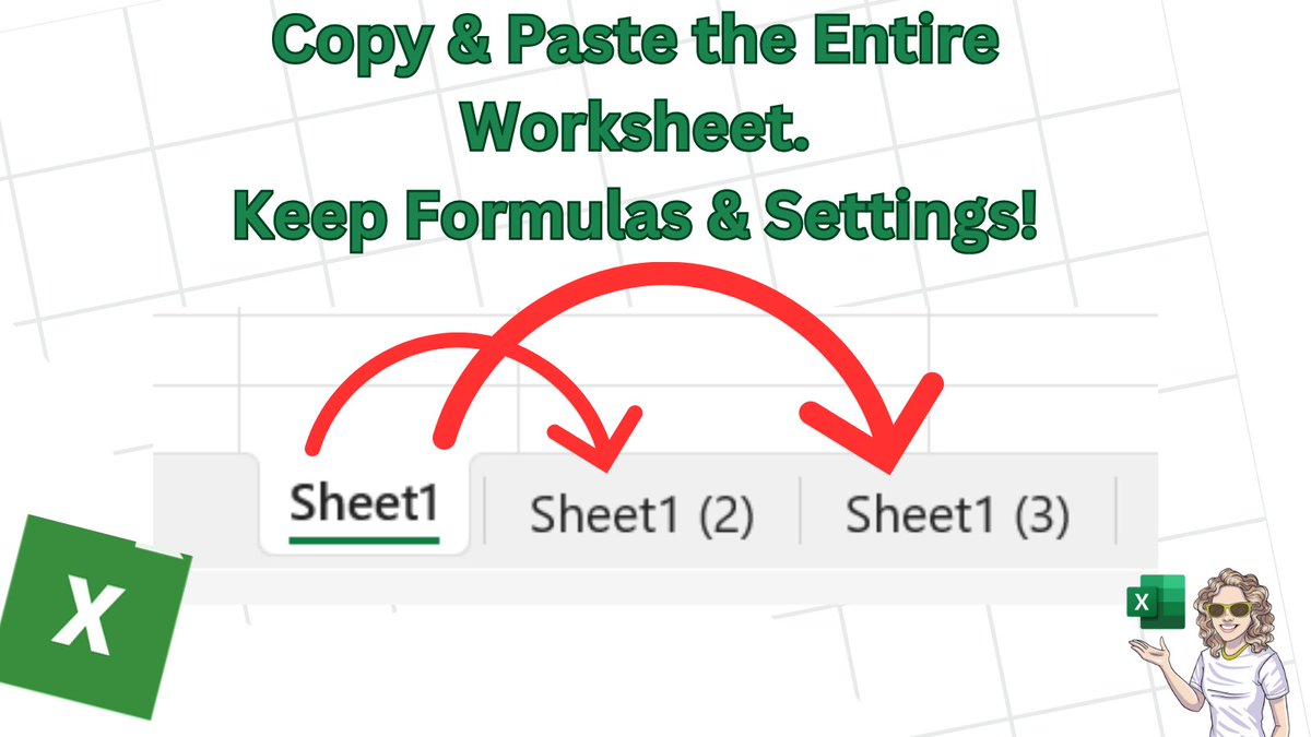 howtoexcelatex's tweet image. How to Copy & Paste Entire Worksheet. Keep Formulas And Settings.
youtu.be/8tmPxTsJ4Lk?si…
