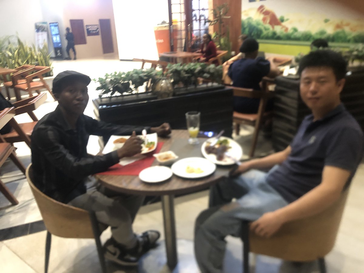 ability_african's tweet photo. @ChineseEmbTZ @ChenMingjian_CN China- Tanzania Friendship

With my Chinese friend “Mr. Lin” having good-time at Mikocheni   Plaza

@ChineseEmbTZ #ChinaTanzania https://t.co/Upki6XLNrP