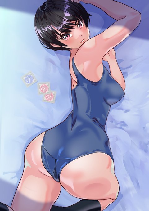 スク水大好きFANZAにて新作予告開始しました「日焼け番長あかね」是非宜しくお願いします(ピクシブに告知H画像とリンク置きました)それと寒さに負けない旧作全商品半額セールを11月30日まで行っています是非是非お尻ぷりん 