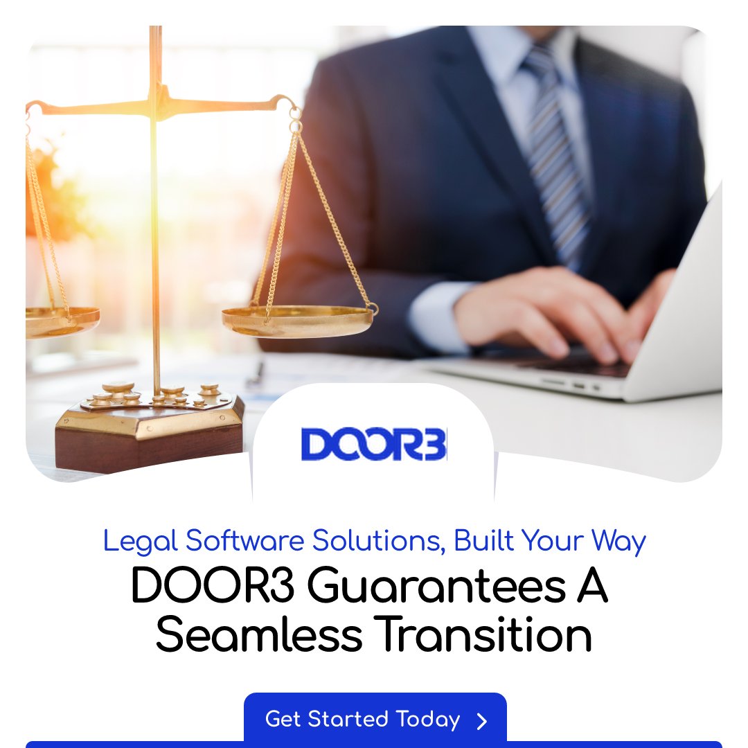 DOOR3's tweet image. ✨ One-size-fits-all software won’t cut it. Our custom legal tools integrate seamlessly with your workflow. Let’s build something great! #CustomSoftware #LawFirmTech hubs.ly/Q02YJ8cS0