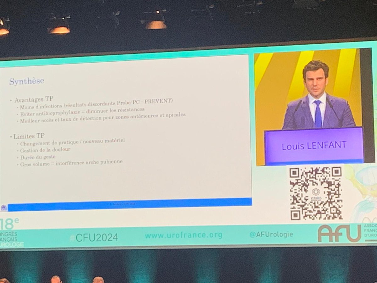 #CFU2024 | Biopsies de prostate : tout pour la voie transpérinéale ?

La voie d’abord transpérineale dans la biopsie de prostate est la technique à privilégier lorsque disponible. L’abandon des biopsies systématiques aux dépens des biopsies régionales est devenu la norme en