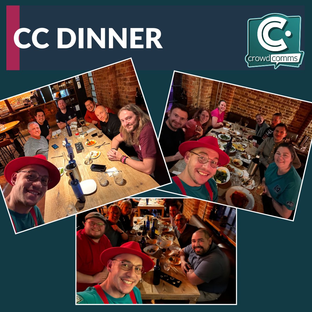 CrowdComms (@crowdcomms) on Twitter photo During <a href="/eventtechlive/">Event Tech Live</a> this week, we hosted a CrowdComms networking dinner. It was a delightful evening, filled with great conversations and amazing company.
A huge thank you to everyone who joined us!
#ETLLondon24 #CrowdComms #EventTech #EventPros #EventProfs During <a href="/eventtechlive/">Event Tech Live</a> this week, we hosted a CrowdComms networking dinner. It was a delightful evening, filled with great conversations and amazing company.
A huge thank you to everyone who joined us!
#ETLLondon24 #CrowdComms #EventTech #EventPros #EventProfs