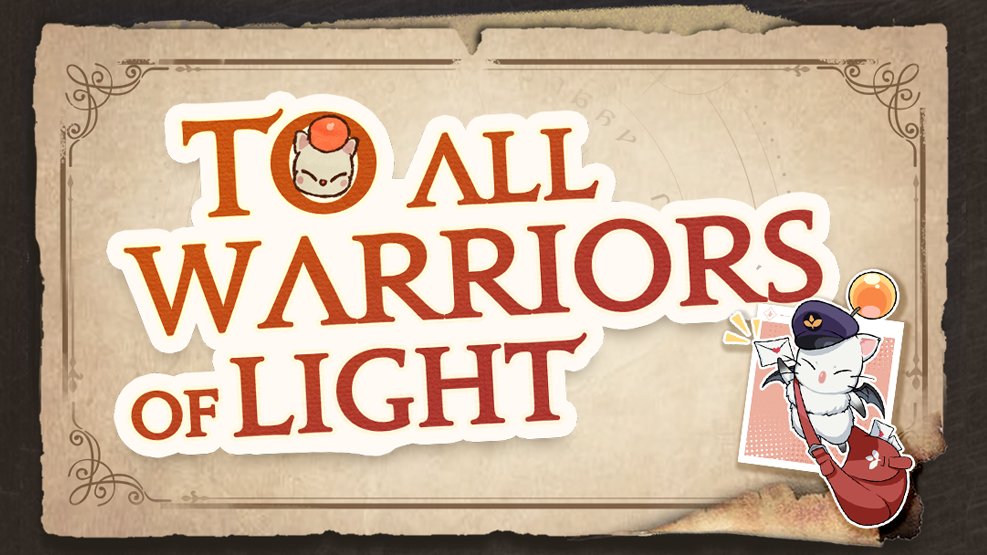 Dear Warrior of Light, a letter has arrived for you. Please take a moment to read it~ ffxivmobile.com/web202409/inde…

#FFXIVMOBILE #FINALFANTASYXIVMOBILE
#FFXIVMOBILEFIRSTREVEAL