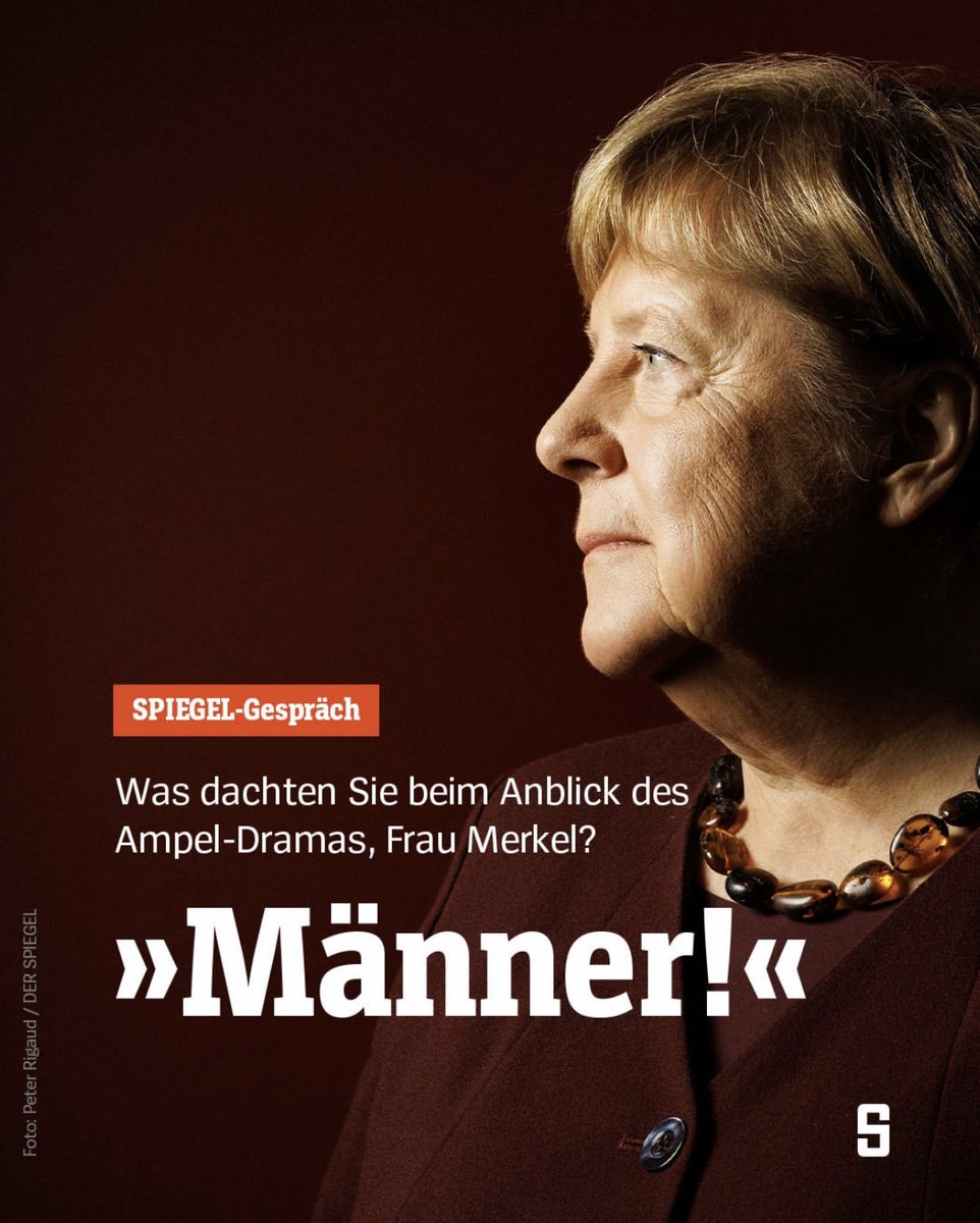 Lustig, dieser Kalauer-Sexismus erreicht mich überhaupt gar nicht. 16 Jahre Zeit haben für feministische Politik und dann, wenn es für einen selbst um nichts mehr geht, flache Männerwitze machen. Genau nicht mein Humor.