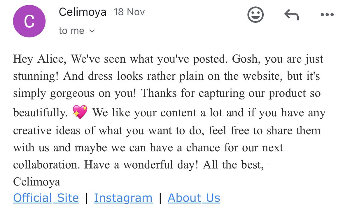 As I like to say, content that shines, happy clients every time ✨

Thank you for trusting me !

If you're a brand, feel free to take a look at my portfolio 👉🏼 aliceswrdb-portfolio.my.canva.site/en

And email me for any inquiries : alicecmrs@gmail.com

 #UGC #ugccreators #ugccreatorsneeded