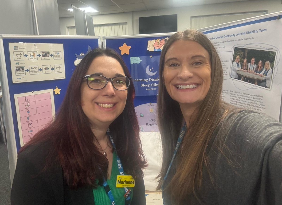 East CLDT are at the CWP Big Book of Best Practice event today, talking about our sleep clinic! 💤😴 #CWP
