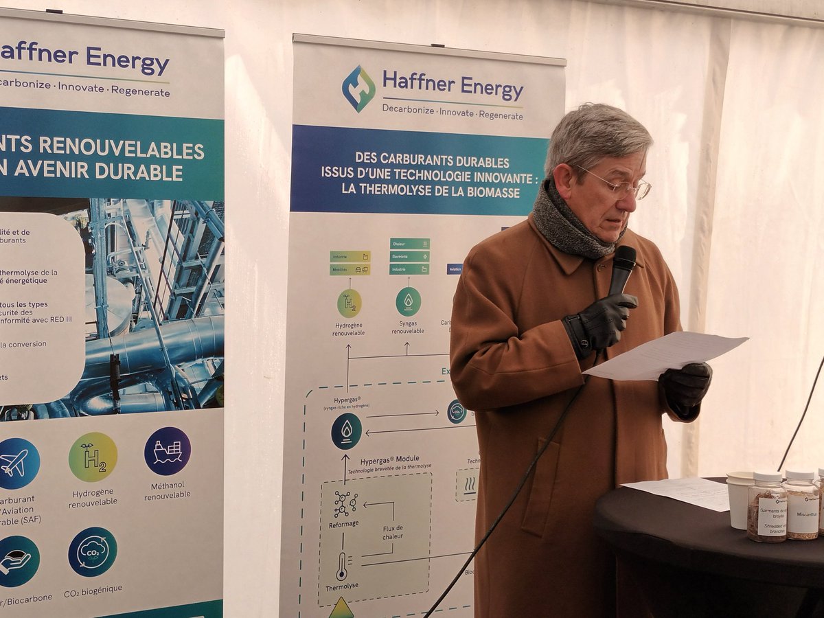 "Votre entreprise représente le lien essentiel entre #innovation et création de valeur dans des territoires ruraux comme le nôtre." ~ Charles de Courson, député de la Marne #hydrogène #réindustrialisation #transitionécologique