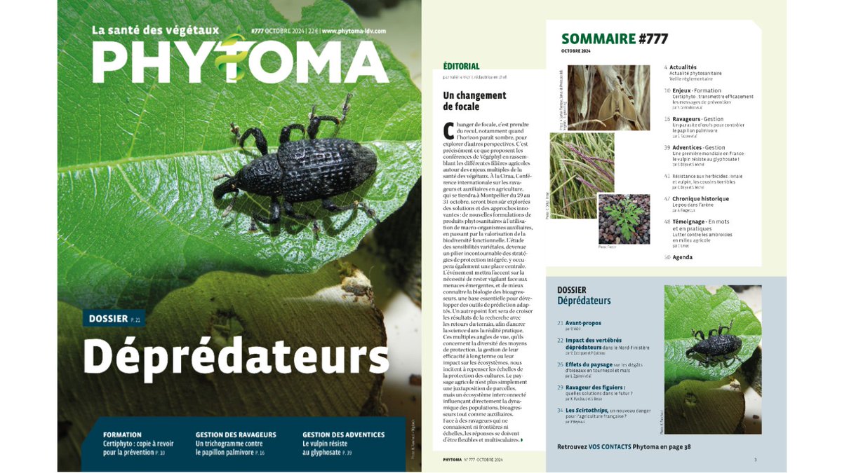 Vidril Valérie (@phytoma_ldv) on Twitter photo 🙏à tous les contributeurs du <a href="/Phytoma_ldv/">Vidril Valérie</a> n° 777 d'octobre : <a href="/InstitutAgroMtp/">L'Institut Agro Montpellier</a> <a href="/MpnMsa/">MSA Midi-Pyrénées Nord</a> <a href="/MSABT363741/">MSA Berry-Touraine</a> @irset_fr <a href="/INRAE_PACA/">INRAE Provence-Alpes-Côte d'Azur</a> <a href="/ChambagriBzh/">ChambreAgriBretagne</a> <a href="/terresinovia/">Terres Inovia</a> <a href="/INRAE_IDF/">INRAE Île-de-France</a> #Vegetech #Laboratoires_Goemar <a href="/Anses_fr/">Anses</a> #LSV @ #UMRAgroecologie <a href="/fougerouxandre/">Andre Fougeroux</a> <a href="/AcademieAgri/">Académie Agriculture</a> 🙏à tous les contributeurs du <a href="/Phytoma_ldv/">Vidril Valérie</a> n° 777 d'octobre : <a href="/InstitutAgroMtp/">L'Institut Agro Montpellier</a> <a href="/MpnMsa/">MSA Midi-Pyrénées Nord</a> <a href="/MSABT363741/">MSA Berry-Touraine</a> @irset_fr <a href="/INRAE_PACA/">INRAE Provence-Alpes-Côte d'Azur</a> <a href="/ChambagriBzh/">ChambreAgriBretagne</a> <a href="/terresinovia/">Terres Inovia</a> <a href="/INRAE_IDF/">INRAE Île-de-France</a> #Vegetech #Laboratoires_Goemar <a href="/Anses_fr/">Anses</a> #LSV @ #UMRAgroecologie <a href="/fougerouxandre/">Andre Fougeroux</a> <a href="/AcademieAgri/">Académie Agriculture</a>