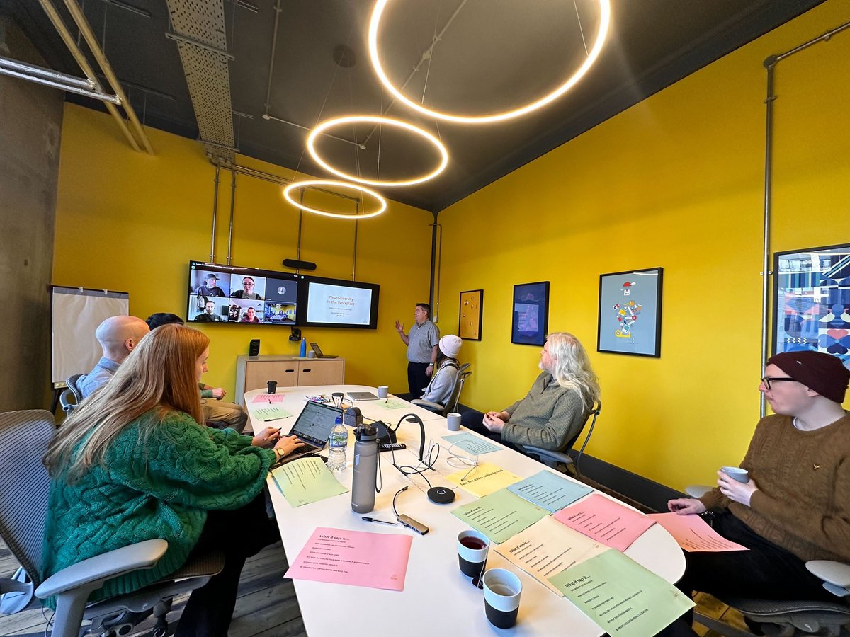 Great to be invited as <a href="/inclusivethk/">Inclusive Thinking</a> by <a href="/UKCultureShift/">Culture Shift</a> to their office

Session was about Neurodiversity in the workplace. 

The session was designed around making lived experiences real! 

Shared my lived experiences and gave hybrid delegates tasks to understand what it’s like