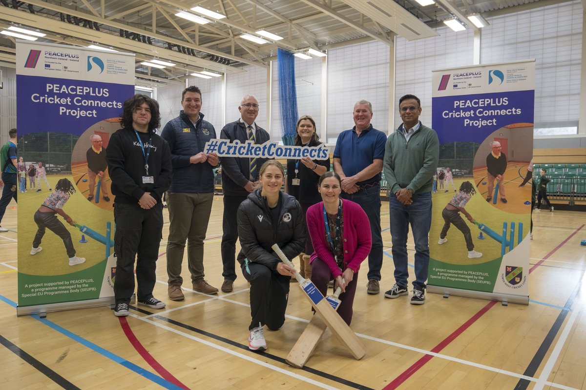 North West Cricket Union (@nwcricketunion) on Twitter photo We are delighted to announce a grant of £116,988 from <a href="/dcsdcouncil/">Derry Strabane Cncl</a> PEACEPLUS Local Co-Designed Action Plan
This exciting two-year 'Cricket Connects' initiative will focus on:
🏏women and girls
🏏disability cricket
🏏youth cricket from a wide range of cultural and religious We are delighted to announce a grant of £116,988 from <a href="/dcsdcouncil/">Derry Strabane Cncl</a> PEACEPLUS Local Co-Designed Action Plan
This exciting two-year 'Cricket Connects' initiative will focus on:
🏏women and girls
🏏disability cricket
🏏youth cricket from a wide range of cultural and religious