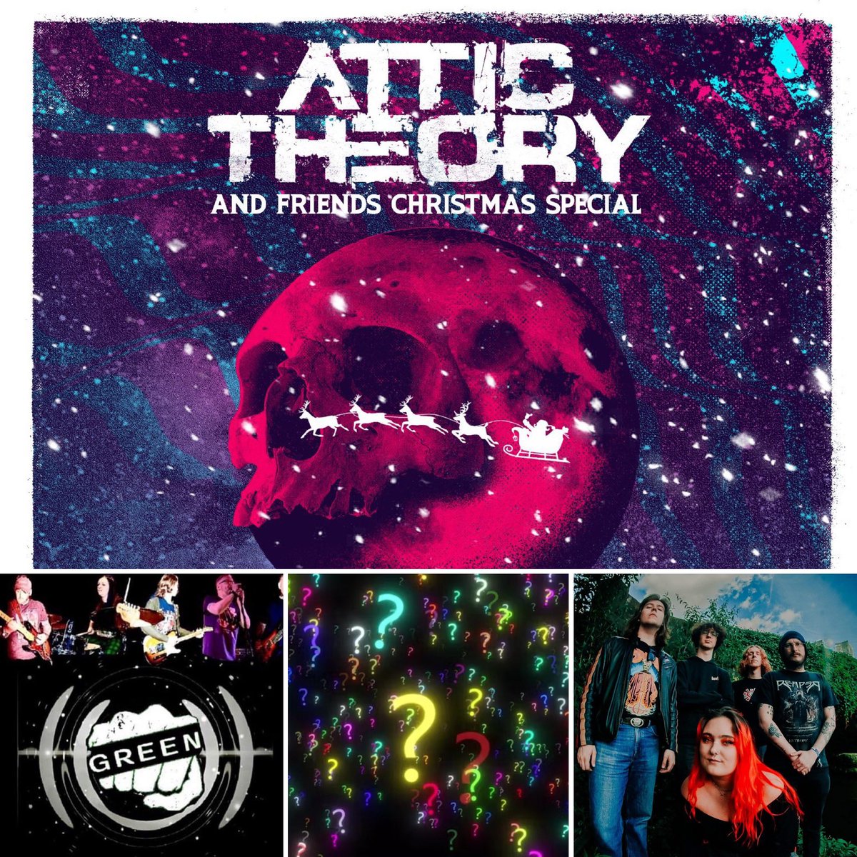 Attic Theory (@attictheory) on Twitter photo 🎉 Our friends <a href="/greenband43/">GREEN Band</a> and @apparitiauk_ are joining @attictheoryband’s Xmas party at the @jacarandabaltic on Friday 13th December! 🎄✨ But who will be the last band to join the lineup? Share your guesses in the comments! 👇 #XmasParty #LiveMusic
🎟️ skiddle.com/whats-on/Liver… 🎉 Our friends <a href="/greenband43/">GREEN Band</a> and @apparitiauk_ are joining @attictheoryband’s Xmas party at the @jacarandabaltic on Friday 13th December! 🎄✨ But who will be the last band to join the lineup? Share your guesses in the comments! 👇 #XmasParty #LiveMusic
🎟️ skiddle.com/whats-on/Liver…