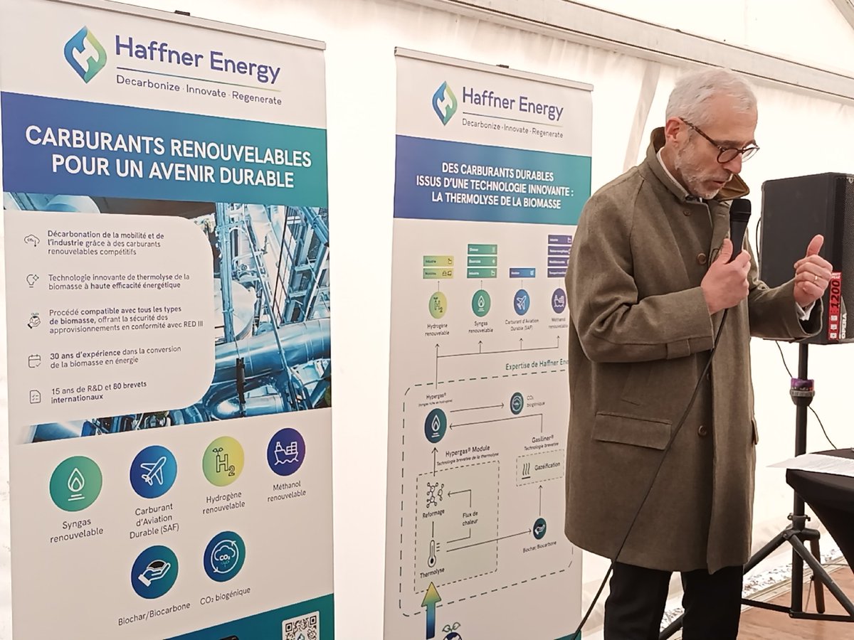 "Je suis heureux d'annoncer que l'Etat, via le  'Fonds Vert - Territoires d'industrie en transition écologique', vient d'accorder un soutien public de 400 000 euros à <a href="/HaffnerEnergy/">Haffner Energy</a>." ~ Henri Prévost, préfet de la Marne.