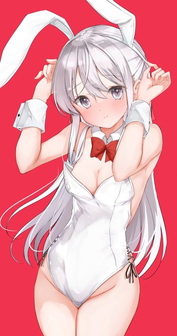 ぶかぶか白バニー×妹ちゃん 