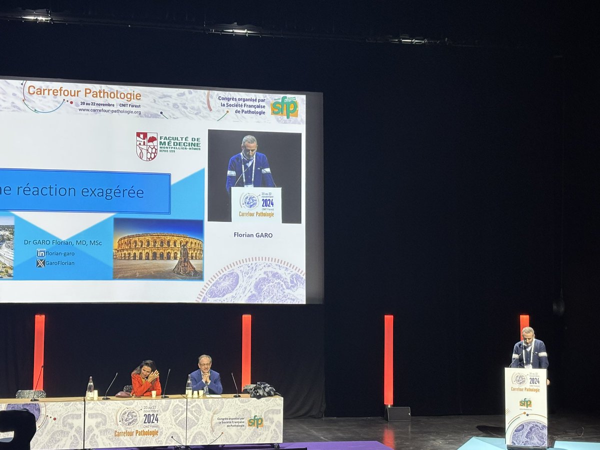 GaroFlorian's tweet photo. Ravi d’avoir pu participer au #carrefourpathologie de la @SFPathol
@CHUNimes 
@ClubPathoRein
@ClubDerm 
C’est toujours un plaisir de revoir les collègues et voisins du @CHU_Montpellier @FacultemedMPL
Rendez-Vous l’année prochaine 👋🏻

Team Patho’Nîmes 💪🏻 @FrouinEric 🔬🖥️ https://t.co/MmctMnPKLK
