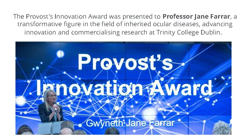 Congratulations Prof Jane Farrar   bit.ly/3OjLxNW.