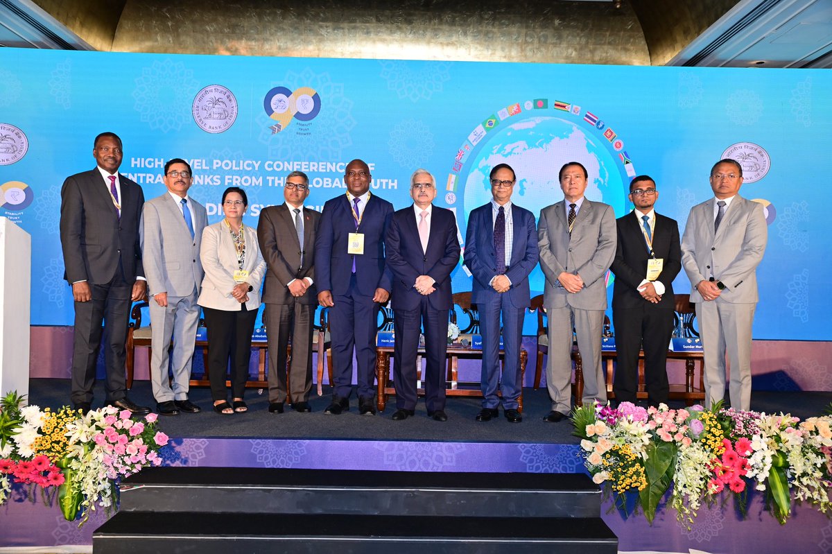 ReserveBankOfIndia (@rbi) on Twitter photo The <a href="/RBI/">ReserveBankOfIndia</a> High-Level Policy Conference of Central Banks from the Global South on November 21-22, 2024 in Mumbai was graced by Central Bank Governors from Mozambique, Sri Lanka, Myanmar, Nepal, Zimbabwe, India, Bangladesh, Bhutan, Maldives and Madagascar and officials of 18 nations The <a href="/RBI/">ReserveBankOfIndia</a> High-Level Policy Conference of Central Banks from the Global South on November 21-22, 2024 in Mumbai was graced by Central Bank Governors from Mozambique, Sri Lanka, Myanmar, Nepal, Zimbabwe, India, Bangladesh, Bhutan, Maldives and Madagascar and officials of 18 nations