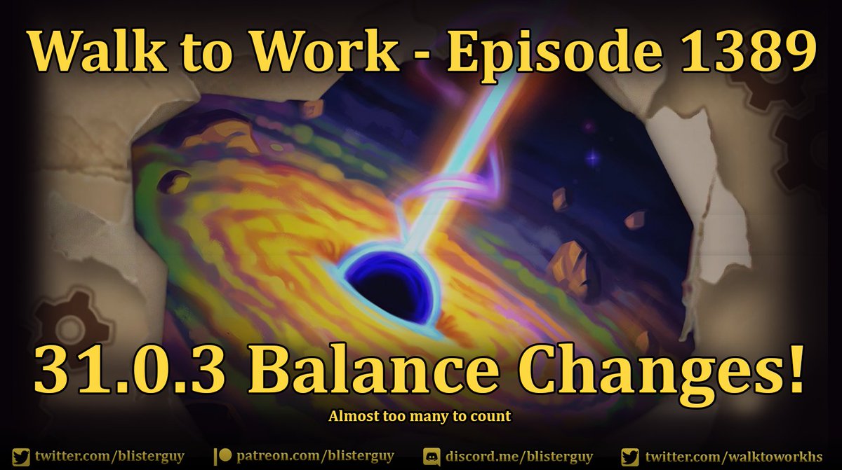 Episode 1389 - Patch 31.0.3 Balance Changes!
hearthstonecommute.libsyn.com
#Hearthstone