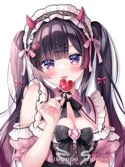 「あ～げない🩷」
#いいツインテールの日 