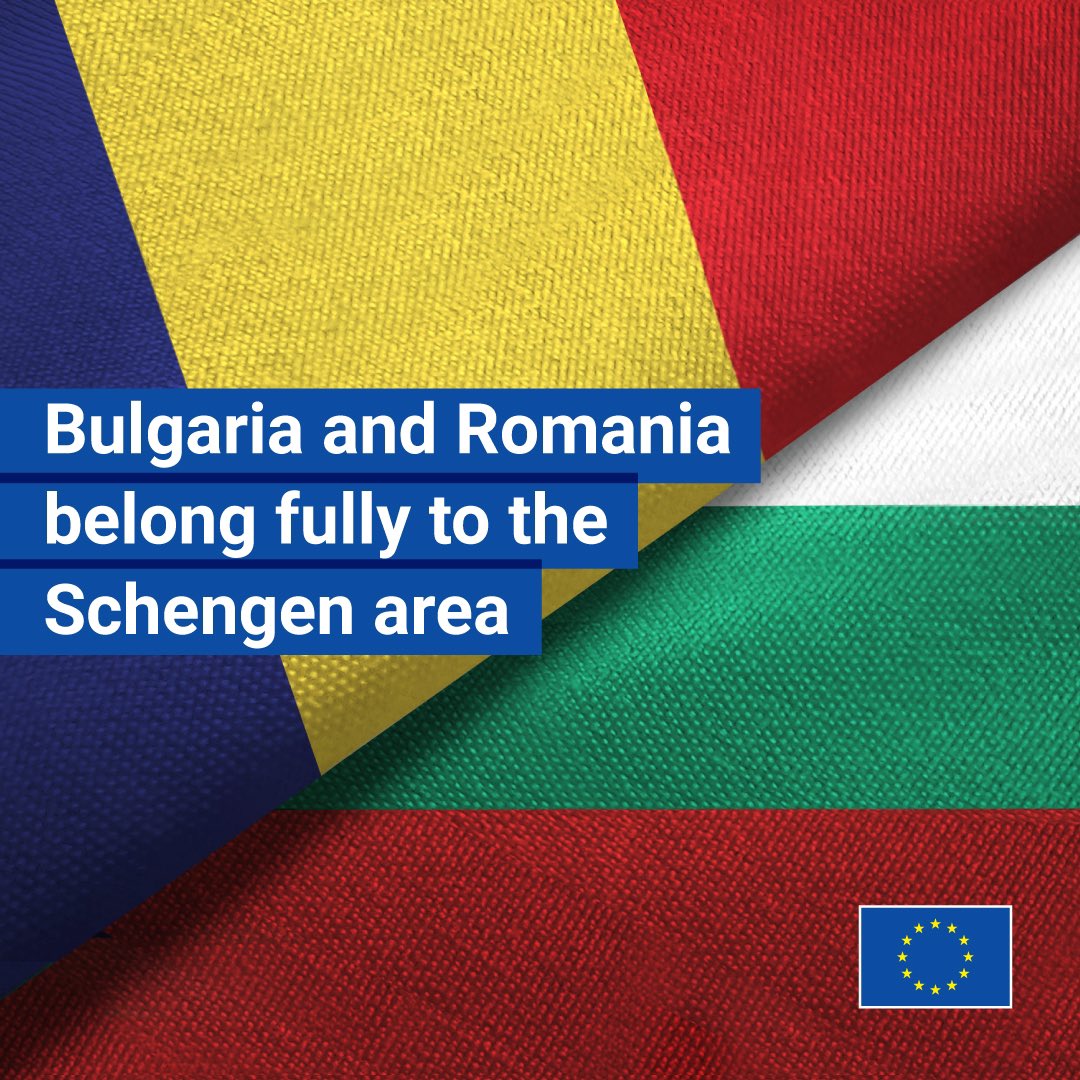 Ursula von der Leyen (@vonderleyen) on Twitter photo Bulgaria and Romania belong fully to the Schengen area.
Removing internal controls at land borders is the last hurdle.
I welcome the positive outcome of informal discussions in Budapest today.
<a href="/EUCouncil/">EU Council</a> formal decision is next.
Let 2025 see Schengen become stronger. Bulgaria and Romania belong fully to the Schengen area.
Removing internal controls at land borders is the last hurdle.
I welcome the positive outcome of informal discussions in Budapest today.
<a href="/EUCouncil/">EU Council</a> formal decision is next.
Let 2025 see Schengen become stronger.