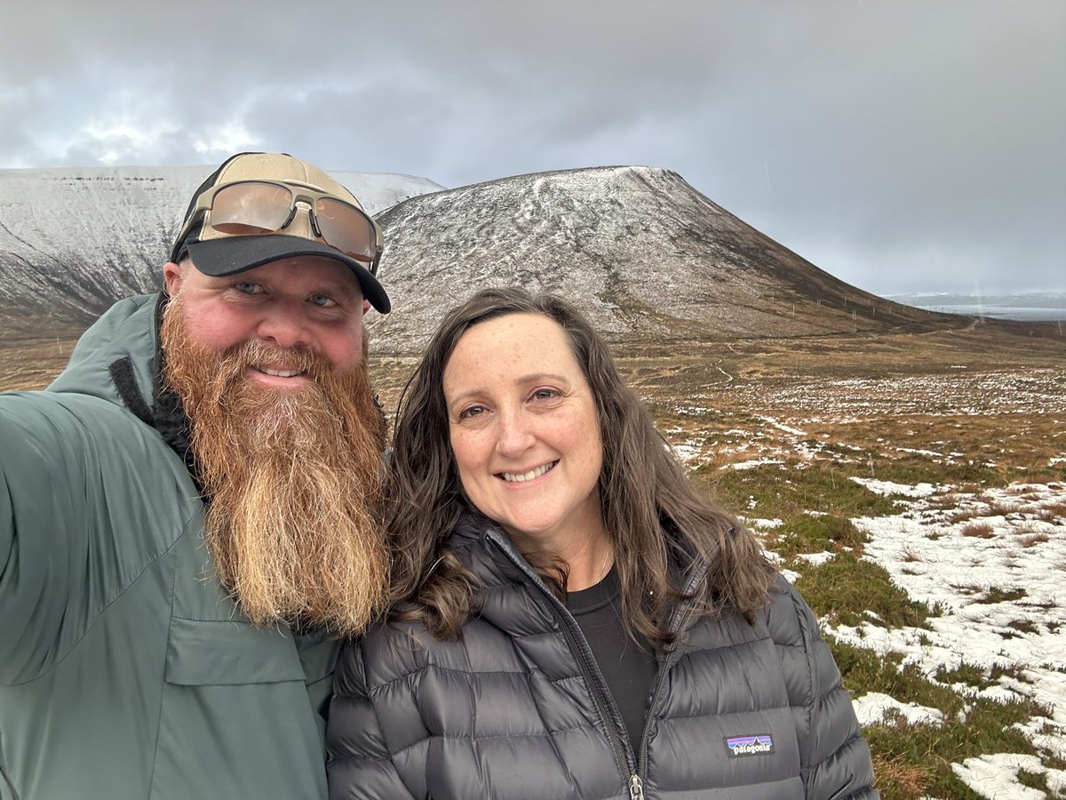 Really enjoyed guiding my lovely client Jennifer around the hills of frozen Hoy.

Perfect weather for my Explorer shirt from <a href="/buffalosystems/">Buffalo</a>