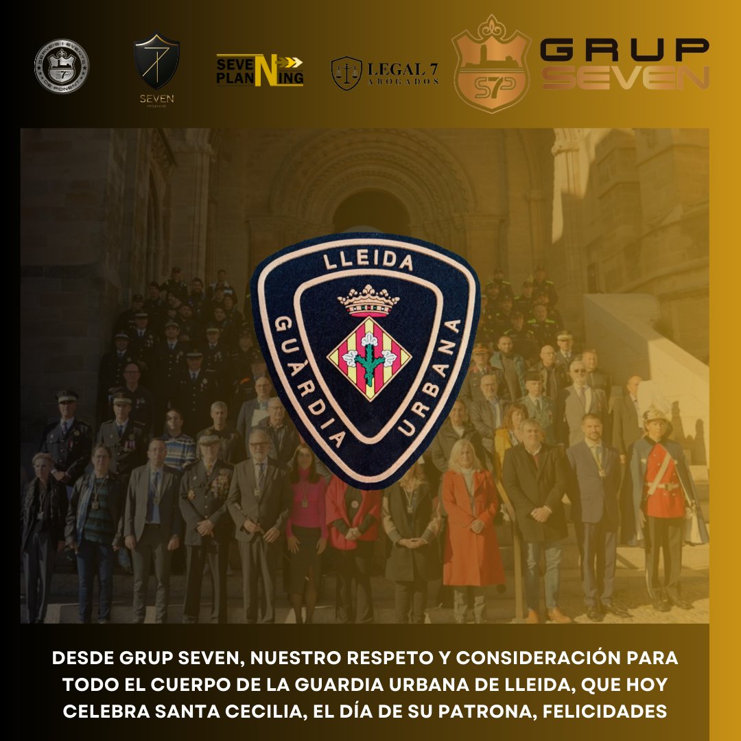 En cualquier día del año podemos encontrar sobrados motivos para felicitar a la Guardia Urbana de Lleida, pero lo centramos en este 22 de noviembre, con motivo de la celebración de vuestra patrona Sta Cecilia.  Gracias por vuestro compromiso y esfuerzo con la ciudadanía de Lleida