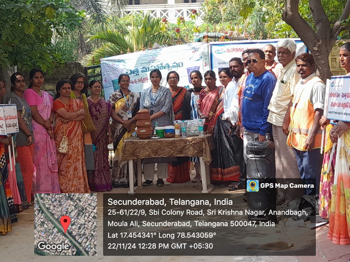 amoh_c28's tweet photo. @CommissionrGHMC 
@Ponnam_INC 
@PrlsecyMAUD 
@gadwalvijayainc
@GHMCOnline 
@DC_Malkajgiri 
@ZC_Secunderabad 
@AC_SAN_SWM_GHMC 
Awareness programme for promoting home composting was organized in CIEFEL Colony, Malakajgiri, as part of SS-2024, RWA. Smt DhanaLaxmi ES,Dr.Manjula Amoh https://t.co/BisxBPRN7d