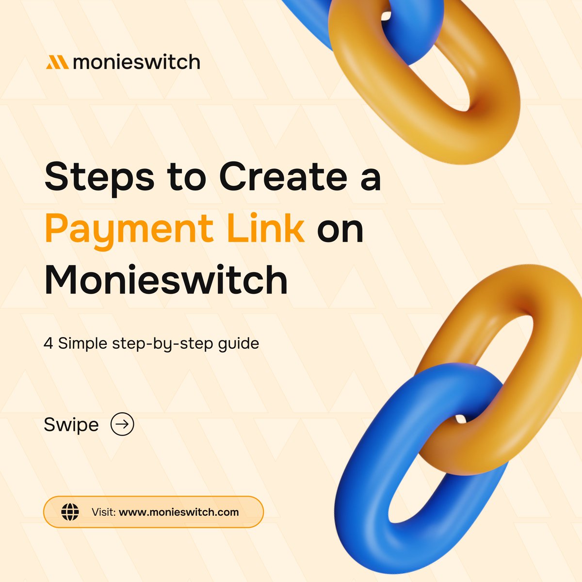 monieswitchHQ's tweet photo. Seamless payments, one link away! 🌟 With Monieswitch Payment Link, you can accept payments anytime, anywhere—no website needed.

Simplify transactions and get paid faster. 🚀

#monieswitch #paymentlink #simplifiedpayments https://t.co/oLfQCBpKLp