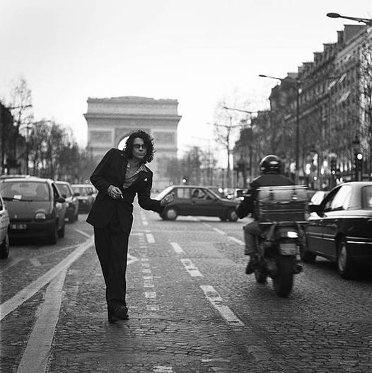 Last shoot with the very much missed Michael Hutchence, we were nearly arrested getting this shot - Paris 1997. Fantastic photos by <a href="/harrybordenuk/">Harry Borden</a>  with words by <a href="/msmirandasawyer/">Miranda Sawyer</a> for the cover of  <a href="/ObsMagazine/">The Observer Magazine</a>