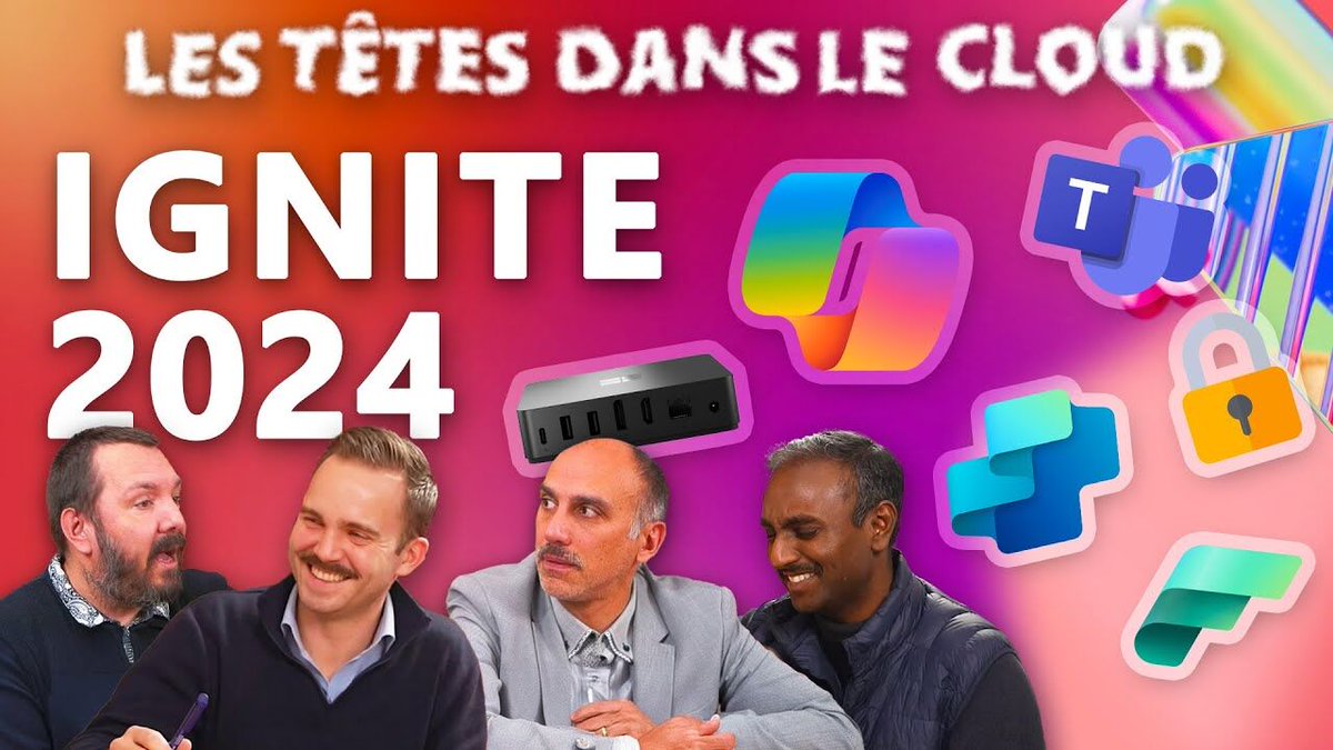 🚨 IGNITE MICROSOFT 2024 🚨 : Les annonces clés à ne pas manquer ! Découvrez le nouvel épisode de notre émission "Les Têtes dans le Cloud" dédié au débriefing de l’Ignite Microsoft 2024 !  👉 bit.ly/3ZgBCPt 

 #ignite2024 #news #microsoft