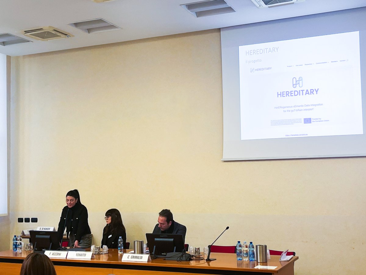Giorgio M Di Nunzio (@airamoigroig) on Twitter photo When interdisciplinary research reaches its peak!
<a href="/FedericaVezzan3/">Federica Vezzani</a> and <a href="/VanessaBonato_/">Vanessa Bonato</a> (co-piloted with Giorgio Maria Di Nunzio) present the first results of the #terminology work on the <a href="/Hereditary_EU/">HEREDITARY</a> project at the 34th conference of the Italian Association of Terminology. When interdisciplinary research reaches its peak!
<a href="/FedericaVezzan3/">Federica Vezzani</a> and <a href="/VanessaBonato_/">Vanessa Bonato</a> (co-piloted with Giorgio Maria Di Nunzio) present the first results of the #terminology work on the <a href="/Hereditary_EU/">HEREDITARY</a> project at the 34th conference of the Italian Association of Terminology.