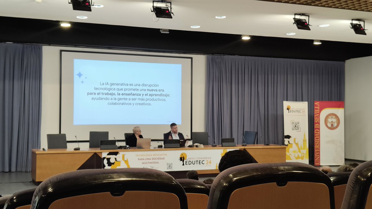 Jσʂé-Aɳƚσɳισ Mαɾíɳ-Mαɾíɳ - 🆄🅶🆁 (@jmarin_ugr) on Twitter photo Continuamos la mañana en <a href="/edutec_24/">EDUTEC 2024</a> con el Director de educación Google España <a href="/GoogleES/">Google España</a>, Gonzalo Romero <a href="/GonzaloETC/">Gonzalo Romero</a>, sobre "La IA como agente de apoyo estratégico en la transformación educativa". Interesantísima conferencia de clausura. #googleEs #edutec24 <a href="/educatech21/">educatech21</a> Continuamos la mañana en <a href="/edutec_24/">EDUTEC 2024</a> con el Director de educación Google España <a href="/GoogleES/">Google España</a>, Gonzalo Romero <a href="/GonzaloETC/">Gonzalo Romero</a>, sobre "La IA como agente de apoyo estratégico en la transformación educativa". Interesantísima conferencia de clausura. #googleEs #edutec24 <a href="/educatech21/">educatech21</a>