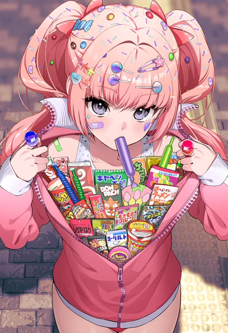 #いいツインテールの日 お菓子も良いぞぉ