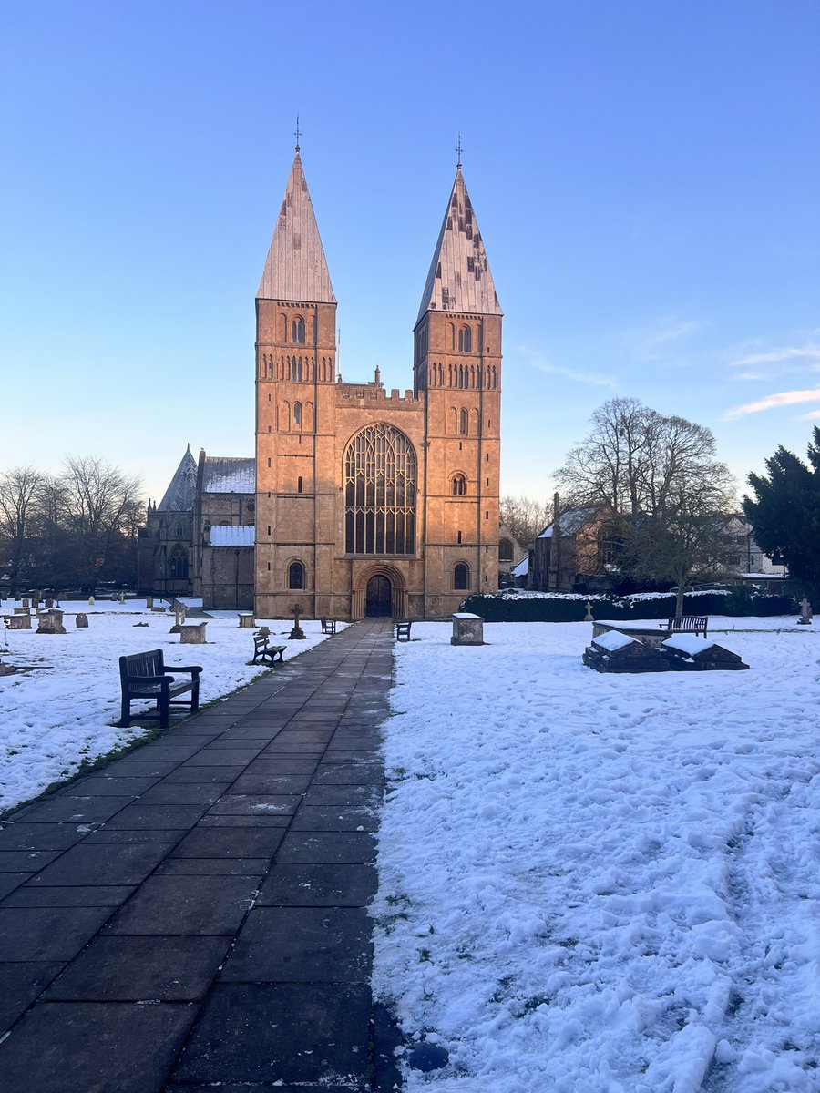 A lovely scene greeted me after my Southwell training.