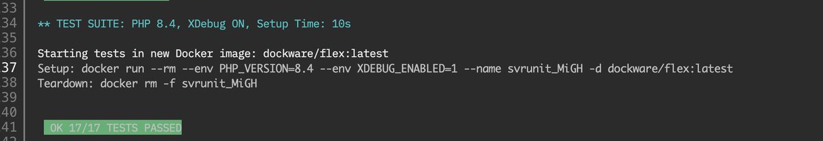 boxblinkracer's tweet image. PHP 8.4 is released. And since tonight you can already use it in dockware/flex:latest. Either use the env var PHP_VERSION=8.4 or &quot;cd /var/www &amp;amp;&amp;amp; make switch-php version=8.4&quot;

#dockware #shopware @dasistweb @dockware_io  #devops #php #php84 @ShopwareDevs