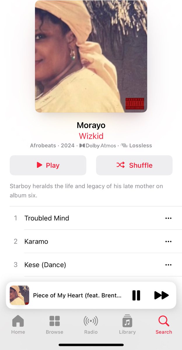 WanderlustDude's tweet image. Who needs playlists when you have @wizkidayo albums on repeat? #AlbumLove #Morayo #WizkidMorayo #Wizkidfc
