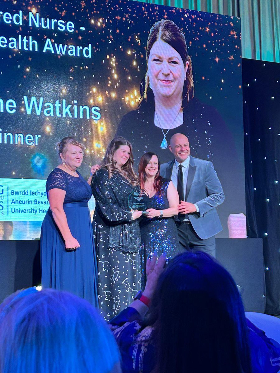 cav_mhsop's tweet photo. We are so, so proud of Julia Sommerford, Madelaine Watkins and Tim Nicholls for winning in their categories of the Royal College of Nursing in Wales Nurse of the Year Awards!!! Amazing achievement, well done all. https://t.co/VCSelkCmvm