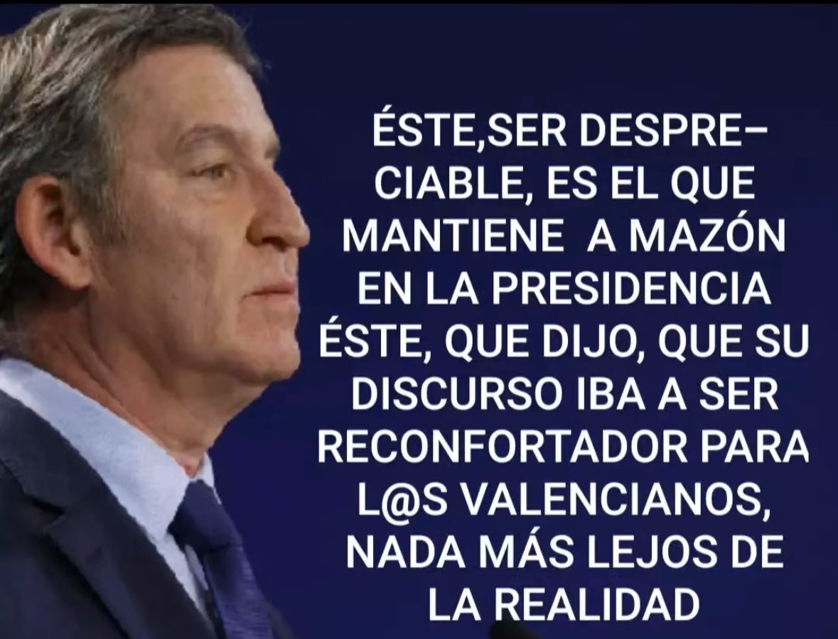 piedicasero's tweet photo. Que @NunezFeijoo 
Es un Mentiroso Miserable lo tenemos tod@s claro verdad? https://t.co/tohDHuVOBN