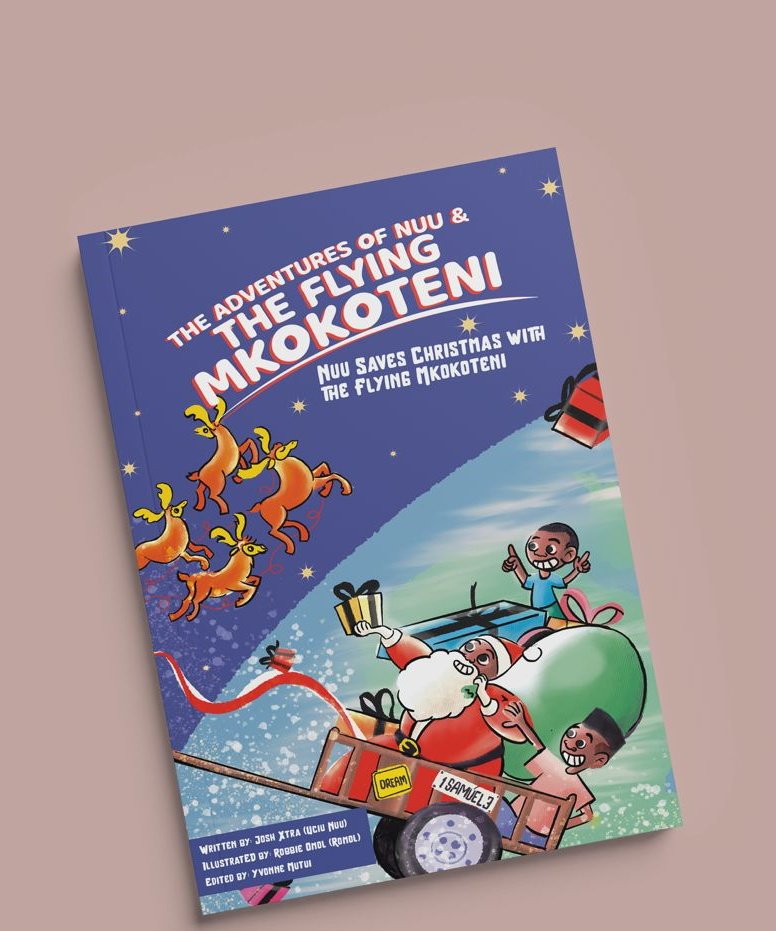 Been dreaming..... Working on a kids children's book ..... 

THE ADVENTURES OF NUU &amp; THE FLYING MKOKOTENI 

"Nuu Saves Christmas With The Flying Mkokoteni"

Written by Joshua muthure 
Illustration by Robbie Omol 
Edited by Yvonne Mutui 

Coming this December... 🙏🏿❤️