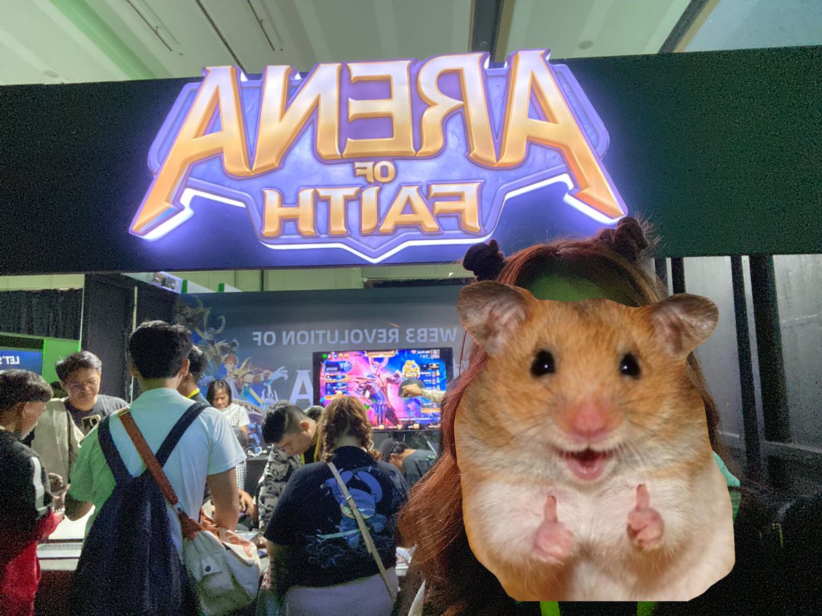 mabiwiz's tweet photo. trying the convention today in #YGGPlaySummit 

and my first stop is #AOFmoba! https://t.co/TLw2xlIqkV