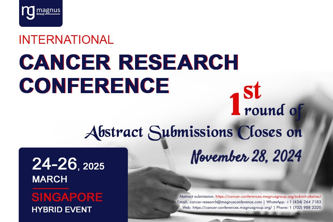cancerconferen's tweet image. Don&apos;t miss out on the @cancerconferen conference by @magnus_group , March 24-26, 2025, in Singapore or virtually! Submit your abstract by Nov 28, 2024, to secure your spot.
Submit here: cancer-conferences.magnusgroup.org/submit-abstract
#CancerResearch2025 #OncologyConference #SubmitYourAbstract