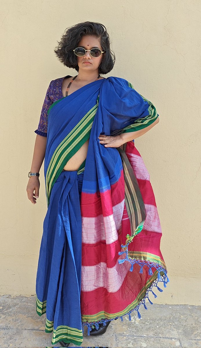 hippierutu's tweet photo. Ilkal Sarees are here to slay https://t.co/Xp7noyXMot